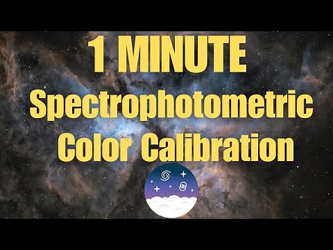 Spectrophotometric Color Calibration in SIRIL 1.4 - Beginners Tutorial