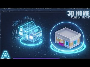 3D Home Design in AutoCAD - COMPLETE TUTORIAL