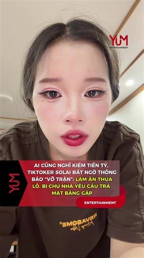 Tiktoker Solai thông báo làm ăn thua lỗ #solai #xh #tintuc24h | solai