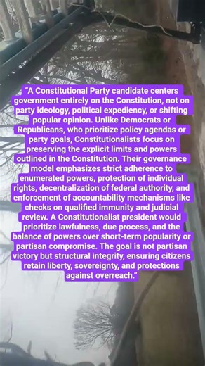 Constitutionalist Leadership — Why Constitutional Fidelity Matters