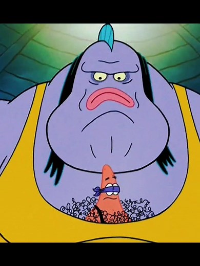 Spongebob and Patrick Wrestling Meme