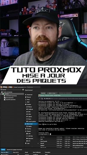 #proxmox Mettre à jour les paquets