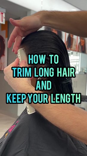 Easy Trim Haircut | Step by Step. Try this out if you want healthy ends but want to keep length. #haircut #longhair #hairtutorial