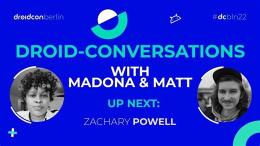 #dcbln22 conversations with Madonna Matt up next: Zachary Powell | Zachary📱 Powell 🥑
