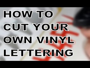 How to Cut and Apply Your Own Vinyl Lettering and Stripes