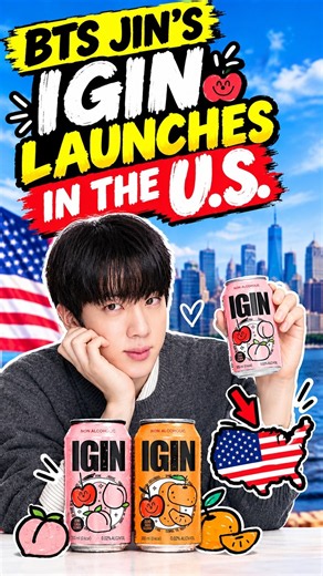 BTS JIN'S IGIN LAUNCHES IN ALL BEVMO! STORES!