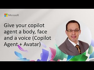 Give your copilot agent a body, face and a voice (Copilot Agent + Avatar)