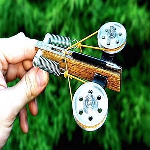 65K views · 1.5K reactions | Making a Mini Compound Crossbow with Springs Cr: Survival Weapon | Survival Weapon | Facebook