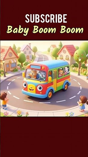 Baby Bus Song | kids rhymes song | Baby Boom Boom