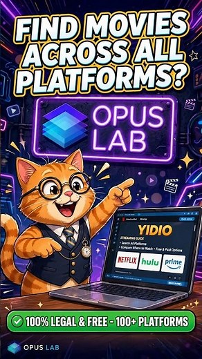 Find Movies Across 100+ Platforms 100% LEGAL & FREE?