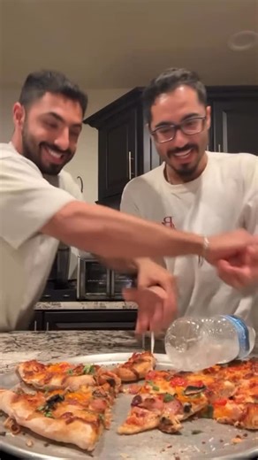 Rod and Sam on Instagram: "We’re too competitive for this challenge #bottleflip #challenge #funny"
