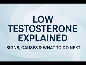 Low Testosterone Explained Signs, Causes & What to Do Next