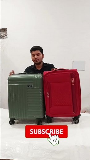 Hard vs soft trolley bag: which one is best for you #shorts #review #comparison #americantourister