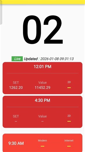 2D (8.1.2026) ညနေ 2D3D Live တိုက်ရိုက်