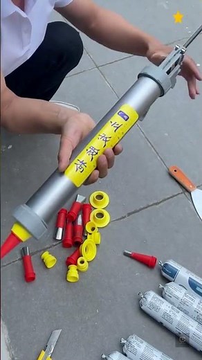 Load Easily – Caulk Perfectly! #shorts #diy #caulkgun
