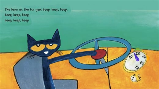 Pete the cat the wheels on the bus
