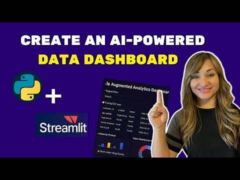 Build an AI-Powered Data Dashboard with Python & Streamlit | Beginner-Friendly Tutorial 2024