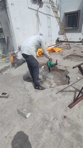 RCC Slab Chemical Rebaring Process