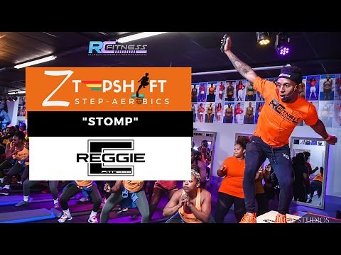 Step Aerobics Class | ZtepShift - Stomp | Reggie C Fitness