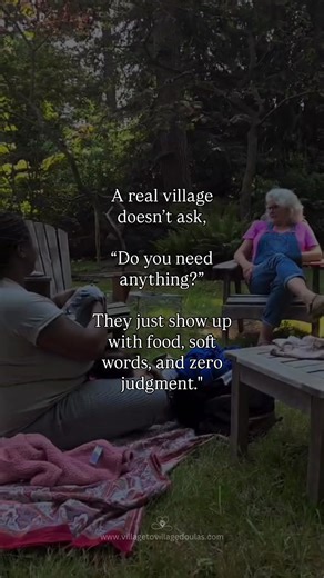 A real village doesn’t wait for you to ask. 💜 They show up with food, soft words, and zero judgment. 💚 That’s exactly what we do at Village to Village Doulas — stepping in so you can breathe, rest, and actually feel supported through the chaos of postpartum. DM “VILLAGE” to get matched with Seattle doulas who hold space for you and your family. 💌 Share this with someone who needs a village. 💜 Follow @villagetovillagedoulas for real, soulful support. #villagetovillagedoulas #postpartumsupport