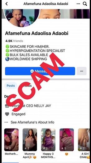 4.5K views · 14 reactions | SCAM‼️ SCAM ‼️ SCAM ‼️Please this is a SCAM PAGE with me and April picturePlease help report in facebook.DONT PATRONIZE THIS PERSON ‼️ | Baby April Anthony | Facebook