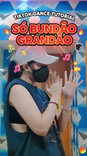 Só Bundão Grandão TikTok Dance Tutorial 📯 #tiktok #dance #shorts #trending #trend Emoji choreography