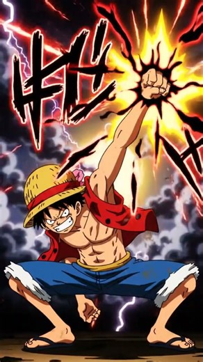 Luffy's Devastating Gum-Gum Punch!