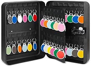 48 Key Cabinet Steel Security Lock Box with Combination Lock