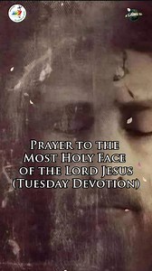 Prayer to the Most Holy Face of the Lord Jesus (Tuesday Devotion) I greet you, I adore you, I love you, O my Jesus Savior, anew insulted by the blasphemies that you constantly suffer from us. I offer you in the Immaculate Heart of your Most Holy Mother the homage of the Angels and all the saints as the fragrance of incense and I ask you most humbly through the power of your Most Holy Face to restore and renew in me and in all people your Face your image that has been so greatly disfigured by our