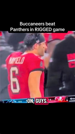 The Tampa Bay #Buccaneers beat the Carolina #Panthers in a #rigged game #fyp #nfl | Truth Seeker