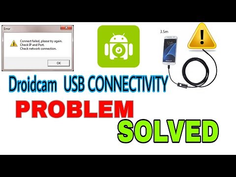 DROIDCAM Connection issue- (Fixed) Turn your phone as webcam. 2023