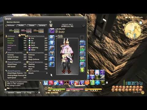 Final Fantasy XIV Attributes Guide - Primary, Secondary, Crafting, and Gathering Stats Help