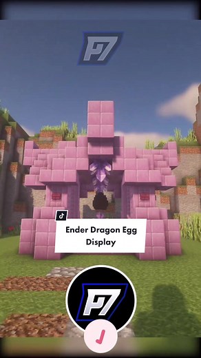 Ender Dragon Egg Display 🥚💎 | Like comment and share for more | #minecraft #mcyt #minecraftbuilding #foryou #viral #minecrafttutorial
