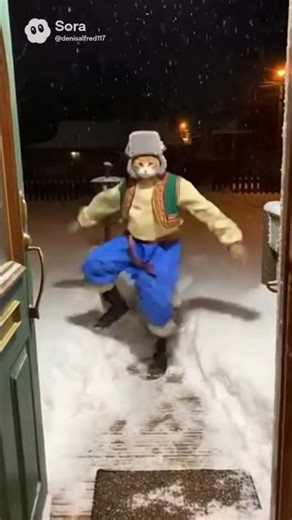 Russian Cat Dances Like in Bolshoi! 🐱🎭🩰