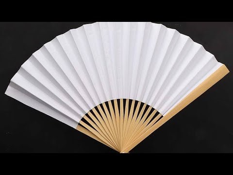 How to make a paper Fan easy origami for kids