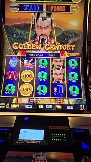 10s came to rescue in FREE SPINS BONUS! 🔥 Dragon Link Golden Century at Palazzo Las Vegas