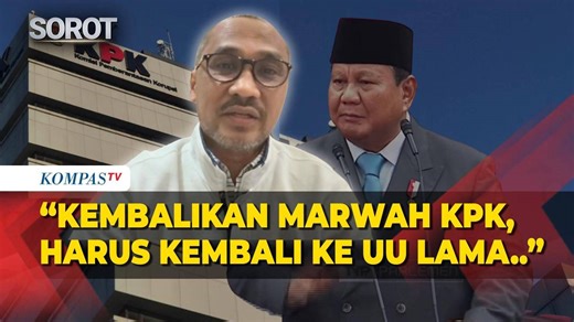 Abraham Samad Ungkap Alasan Usul ke Prabowo Kembalikan UU KPK Versi Lama