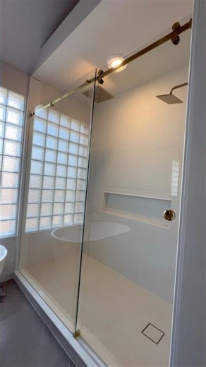 Frameless Shower Door Installation Ideas #alamoshowerdoors