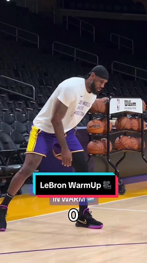 LeBron James Warm-Up Routine Highlights