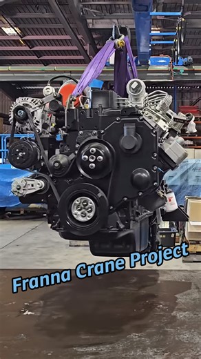 Franna Crane Run with 6BT Power 💪 | Cutting Edge Engineering Australia