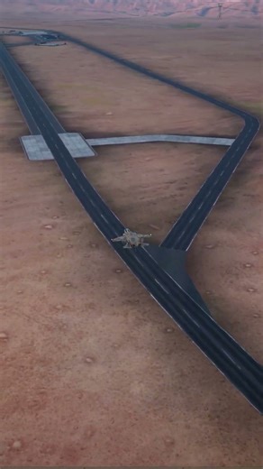 Epic Simulation: Jet Lands on Runway ✈️🔥 | Cinematic Scene