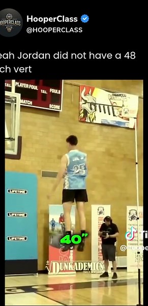 Michael Jordan's Vertical Jump in Basketball