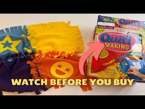 Honest review of kids quilt craft