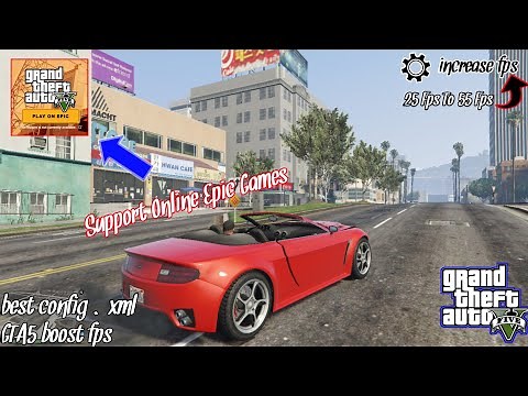 Best Config Setting.xml GTA5 Boost Fps Max to 60Fps || 2020 Work 100%