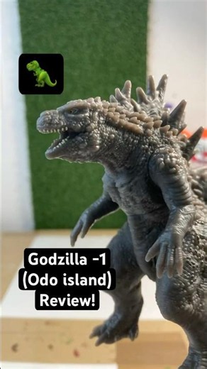 Reviewing the Bandai Namco Minus one Godzilla (Odo island version)#godzillaminusone #bandai #shorts