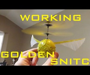 Real Flying Golden Snitch