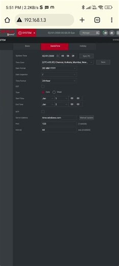 How to set DVR/NVR Time&Date From Mobile Without Monitor #cctv #ranchinews #reels #cpplus #jharkhand