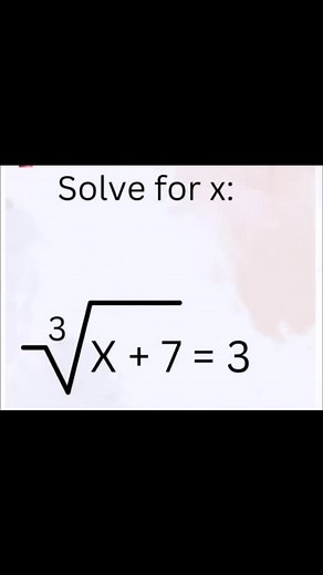 Solve the radical equation #viralreels #viral #maths #solve | Mathematics Hub