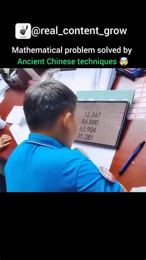 real content on Instagram: "Ancient Chinese mathematics was built on practical tools and advanced concepts. The “Nine Chapters on the Mathematical Art” taught geometry, algebra, and problem-solving using counting rods in a decimal place-value system—an early form of matrix algebra. The suanpan (Chinese abacus) allowed rapid calculations, including roots. Key methods included lattice and stick multiplication, and the Chinese Remainder Theorem by Sun Zi for solving remainder problems. These techni