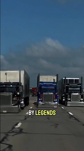 Epic Convoy of American Semi Trucks | #shorts #shortvideos
